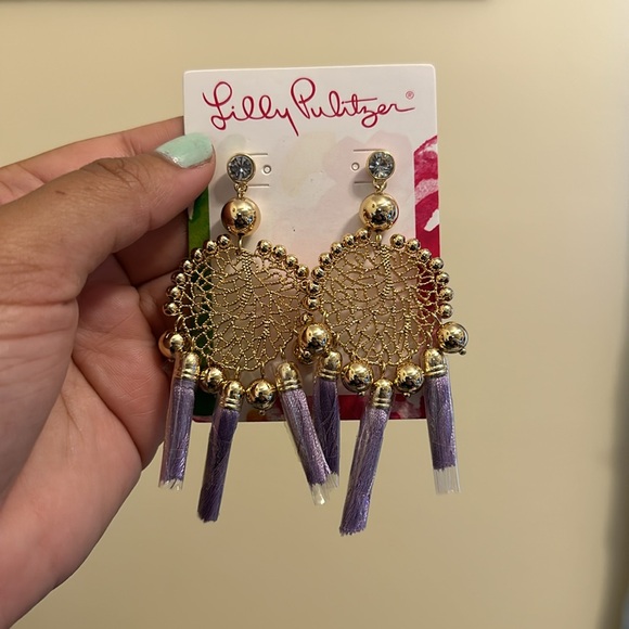 NWT Lilly Pulitzer Sea Dreamer earrings - Picture 2 of 3